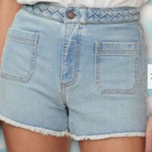 NWT LC Lauren Conrad High Rise Cut-off Short Size 14